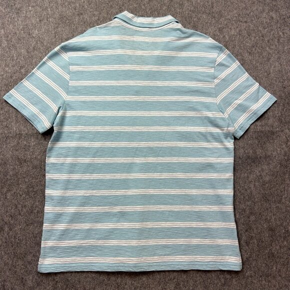 Southern Tide Summer Ray Stripe Polo Shirt Men's Size Large Rain Water Blue NWT - Picture 2 of 11